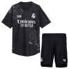 Conjunto (Camiseta+Pantalón Corto) Portero Real Madrid Cuarta Equipación 23-24 Negra - Niño